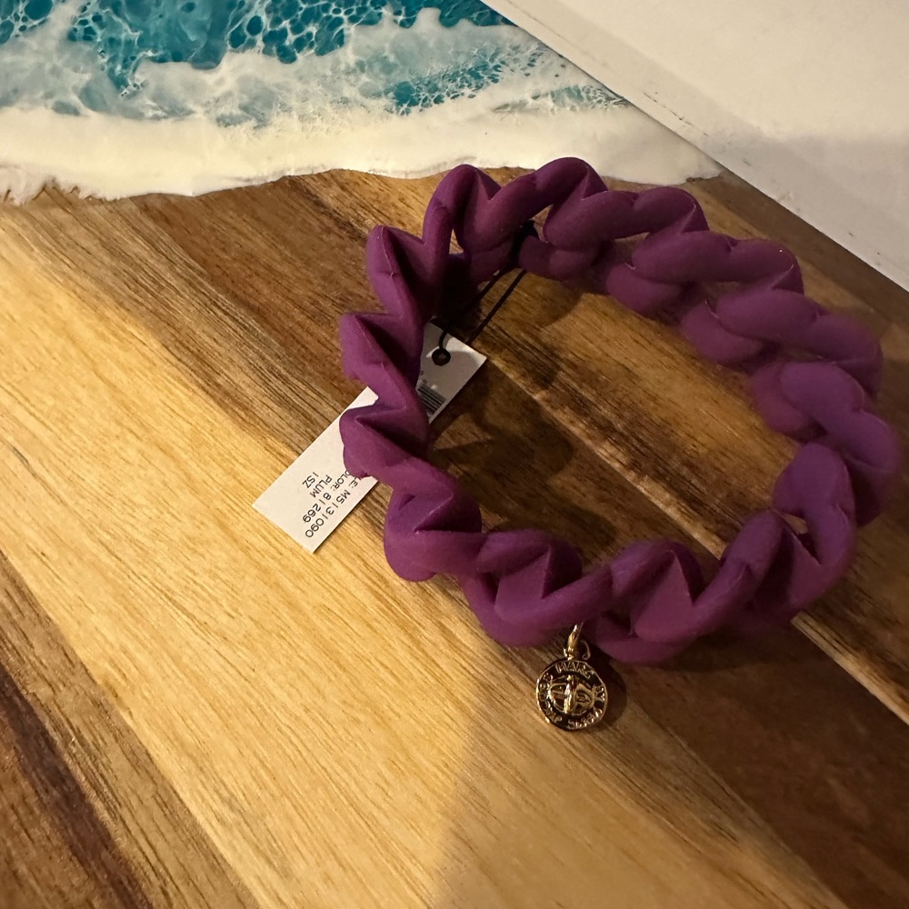 Marc By Marc Jacobs Magenta Braided Bracelet